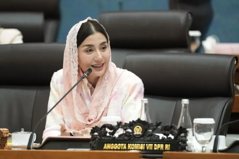 Anggota Komisi VII DPR RI Novita Hardini di kompleks parlemen, Jakarta. (Istimewa/Wawasannews)