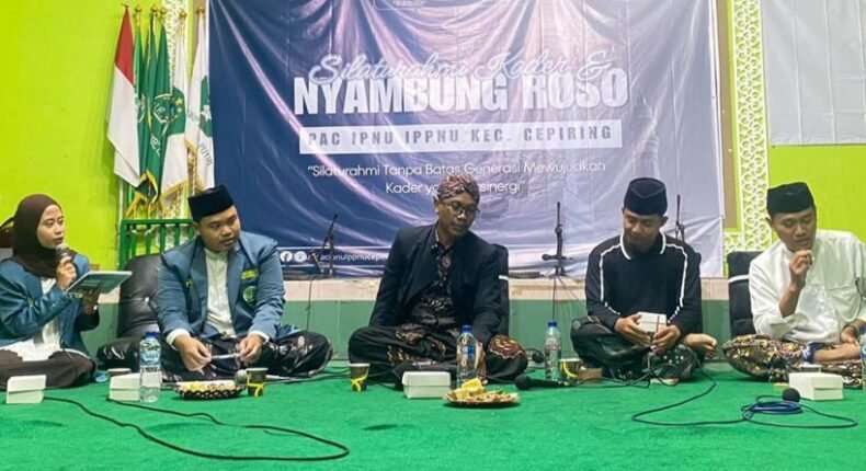 Halal Bihalal IPNU-IPPNU Cepiring Perkuat Sinergi Lintas Generasi, Luncurkan Rebana Assyabab