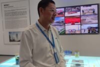 Presiden Direktur PT BTR, Wu Lei, menyampaikan kendala logistik yang dihadapi industri akibat keterbatasan kapasitas Pelabuhan Tanjung Emas Semarang kepada awak media. (Istimewa/Wawasannews)