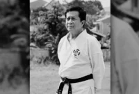 Foto dokumentasi pendiri Persaudaraan Shorinji Kempo Indonesia (Perkemi) Indra Kartasasmita. (Istimewa/Wawasannews)