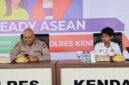 Kapolres Kendal AKBP Hendry Susanto Sianipar bersama peserta mengikuti kegiatan Pilot Project AI Ready ASEAN di Polres Kendal, Kamis (9/4/2026). Foto : Wawasannews.com