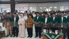 Ribuan alumni jamaah haji Arrahmah Muhammadiyah Kendal menghadiri kegiatan halal bihalal yang digelar di Pendopo Kabupaten Kendal, Minggu (12/4/2026). Foto : Wawasannews.com