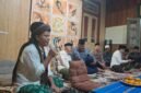 Suasana pengajian dan halal bihalal di Pesantren Budaya Ndalem Wongsorogo, Desa Sidorejo, Kecamatan Brangsong, Kendal, Minggu (12/4/2026) malam. Foto : Wawasannews.com