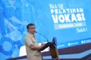 Menteri Ketenagakerjaan Yassierli dalam peluncuran program Pelatihan Vokasi Nasional di Balai Besar Pelatihan Vokasi dan Produktivitas (BBPVP) Bekasi, Jawa Barat, Rabu (8/4/2026). (Istimewa/Wawasannews)