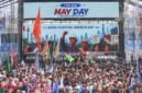 Presiden Prabowo Subianto hadir langsung dalam peringatan Hari Buruh Internasional atau May Day 2026 yang dipusatkan di kawasan Monumen Nasional (Monas), Jakarta, Jumat (1/5/2026). Tampak dalam foto, suasana peringatan Hari Buruh Internasional atau May Day 2026 di kawasan Monumen Nasional (Monas), Jakarta, Jumat (1/5/2026). ( Wawasannews.com)