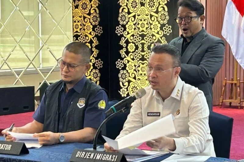 Arsip- Direktur Jenderal Imigrasi Hendarsam Marantoko, Kamis (9/4/2026). (Istimewa/Wawasannews).