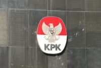 Logo Komisi Pemberantasan Korupsi di Gedung Merah Putih KPK. (Istimewa/Wawasannews)