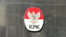 Logo Komisi Pemberantasan Korupsi di Gedung Merah Putih KPK. (Istimewa/Wawasannews)