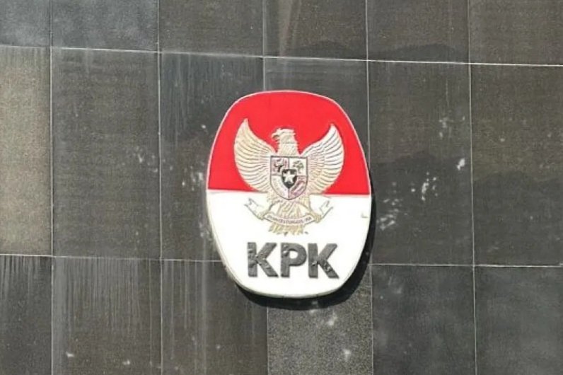 Logo Komisi Pemberantasan Korupsi di Gedung Merah Putih KPK. (Istimewa/Wawasannews)