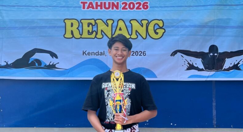 Tak Cuma Mengaji, Santri Ponpes Kendal Lolos O2SN Jateng Lewat Renang