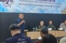 Ketua PHRI Kendal Cahyanto, menyampaikan sambutan dalam peringatan Hari Ulang Tahun (HUT) ke-57 PHRI Kabupaten Kendal yang digelar pada Selasa (12/5/2026). (Istimewa/Wawasannews).
