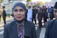 Bupati Kendal Dyah Kartika Permanasari saat memberikan pernyataan kepada awak media terkait kecelakaan bus rombongan SMPN 2 Brangsong di Tol Cipali, Jawa Barat. (Istimewa/Wawasannews)