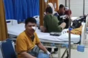 Sejumlah pelajar dan guru pendamping korban kecelakaan bus study tour SMP 2 Brangsong, Kendal, menjalani perawatan di RS Abdul Radjak Purwakarta usai tabrakan beruntun di Tol Cipali KM 88, Kabupaten Subang, Selasa (19/5/2026) dini hari. (Istimewa/wawasannews)