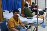 Sejumlah pelajar dan guru pendamping korban kecelakaan bus study tour SMP 2 Brangsong, Kendal, menjalani perawatan di RS Abdul Radjak Purwakarta usai tabrakan beruntun di Tol Cipali KM 88, Kabupaten Subang, Selasa (19/5/2026) dini hari. (Istimewa/wawasannews)