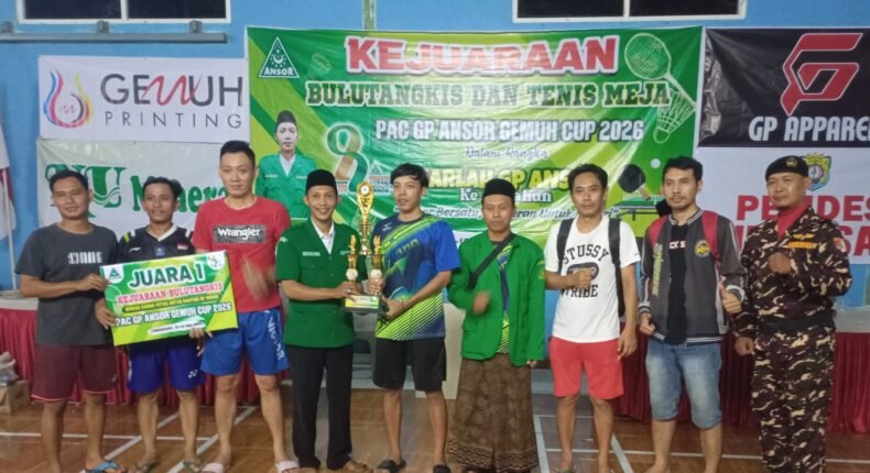 Harlah ke-92, GP Ansor Gemuh Gelar Turnamen Olahraga dan Pererat Solidaritas Kader