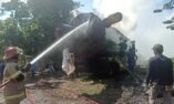 Percikan Las Picu Kebakaran Cerobong Raksasa di Jalan Lingkar Kaliwungu