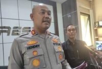 Kapolres Kendal AKBP Hendry Susanto Sianipar saat memberikan keterangan kepada awak media terkait dibukanya kembali pelayanan SKCK di Mal Pelayanan Publik (MPP) Kabupaten Kendal, Senin (19/5/2026). (Istimewa/Wawasannews)