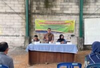 Ketua DPRD Kabupaten Kendal, Mahfud Sodiq saat menyampaikan materi kegiatan Perluasan Kesempatan Kerja melalui Program Padat Karya Infrastruktur di Desa Curugsewu, Kecamatan Patean, Kabupaten Kendal, Rabu (21/5/2026. (Foto: Wawasannews.com)