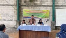 Ketua DPRD Kabupaten Kendal, Mahfud Sodiq saat menyampaikan materi kegiatan Perluasan Kesempatan Kerja melalui Program Padat Karya Infrastruktur di Desa Curugsewu, Kecamatan Patean, Kabupaten Kendal, Rabu (21/5/2026. (Foto: Wawasannews.com)