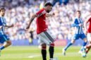 Pemain gelandang Manchester United Bruno Fernandes saat menghadapi Brighton & Hove Albion dalam laga Liga Inggris, (24/05/2026). (Istimewa/Wawasannews)