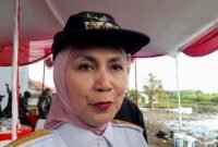Bupati Kendal Dyah Kartika Permanasari saat memberikan keterangan kepada wartawan terkait penanganan tanggul jebol di aliran Kali Bodri, Desa Pidodo Kulon, Kecamatan Patebon, Senin (25/5/2026). (Istimewa/Wawasannews)