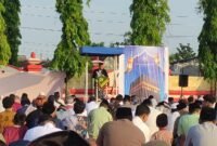 Ribuan jamaah Muhammadiyah mengikuti Salat Idul Adha 1447 Hijriah di halaman Stadion Utama Kendal, Rabu (27/5/2026) pagi. (Istimewa/Wawasannews)