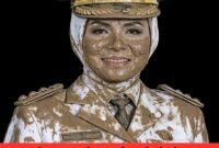 Foto editan Bupati Kendal Dyah Kartika Permanasari bersimbah lumpur beredar luas di media sosial. (Istimewa/Wawasannews)