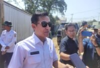 Wakil Bupati Kendal Benny Karnadi saat memimpin inspeksi mendadak (sidak) bersama Satgas MBLB dan Forkopimda di lokasi pengurukan lahan kawasan Jalan Arteri Kaliwungu, Kabupaten Kendal, Selasa (10/6/2026). (Foto: Istimewa/Wawasannews)